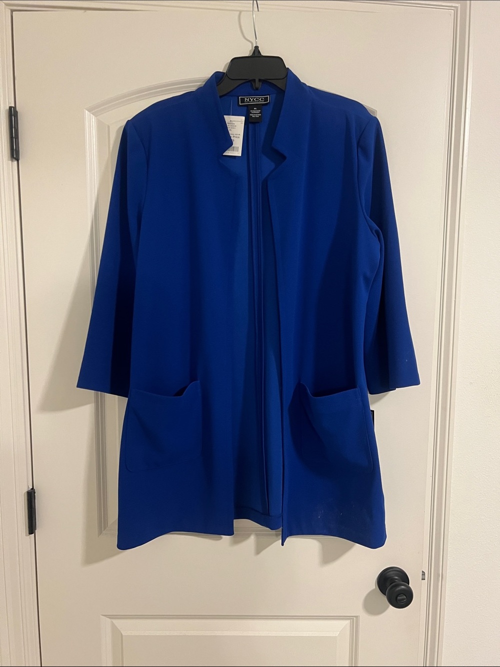 NYCC Royal Blue Open-Front Blazer Jacket